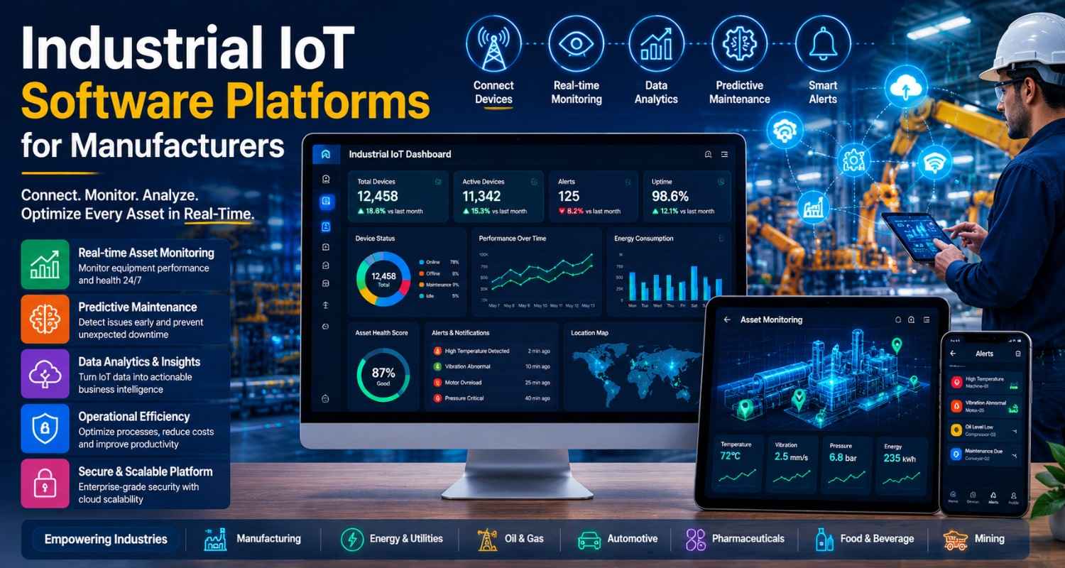Industrial IoT Software Platforms for Manufacturers: Complete Guide for 2026